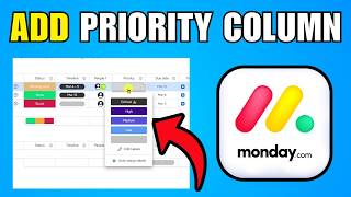 Monday.com: How To Add A Priority Column To Tasks (2026) (Best Method)