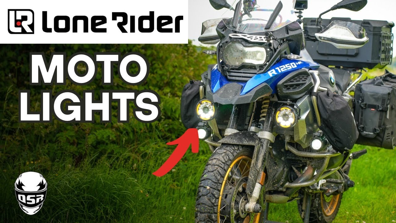 BEST AUXILIARY Lights // Lone Rider Moto Lights FULL installation onto BMW GSA 1250 #lonerider