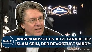 RAMADAN-BELEUCHTUNG IN FRANKFURT: „Warum musste es jetzt gerade der Islam sein, der bevorzugt wird?“