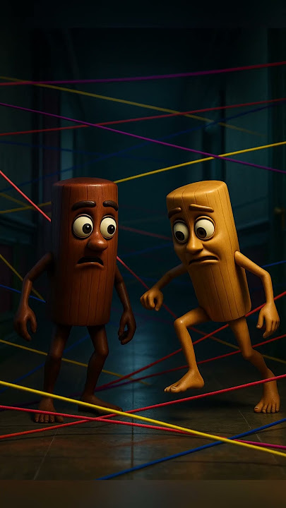 Tiny Tung Tungs Go Full Spy Mode at Midnight #tungtungtungsahur #funny #shorts