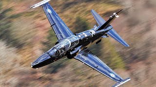 Mach Loop Hawks with a rare visit from some Red Arrows