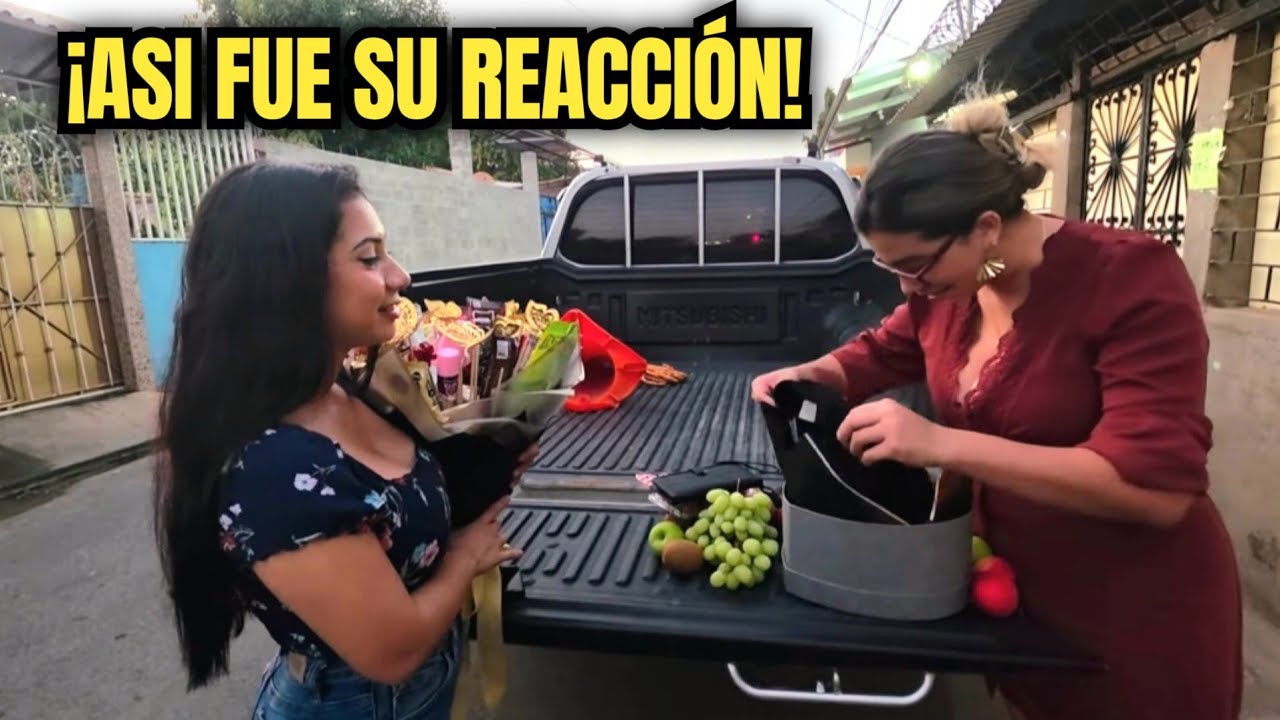 Así reaccionó la HUEVA con la sorpresa que le llevé por su cumpleaños/ Será que le gustó du regalo?