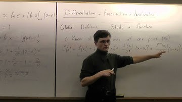 Lecture 2012.01.17 Part 07/12 Differentiation in Terms of Taylor Series