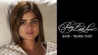 Pretty Little Liars - Ezra Visits Aria At The Hospital - Burn This 6X18