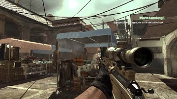 MW3 - Quick scope in mid air while jumping - Hardcore Team Deathmatch RaGD1997