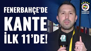 Fenerbahçenin Gençlerbirliği Maçı İlk 11I Açıklandı