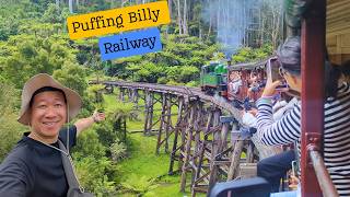 Riding Puffing Billy Melbourne: Dangling Legs on a 100-Year-Old Steam Train!