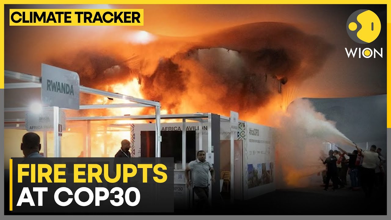 COP30 Summit Disrupted by Fire, Thousands Evacuated in Belem | WION Climate Tracker