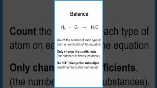 How to Balance H2   O2 →  H2O