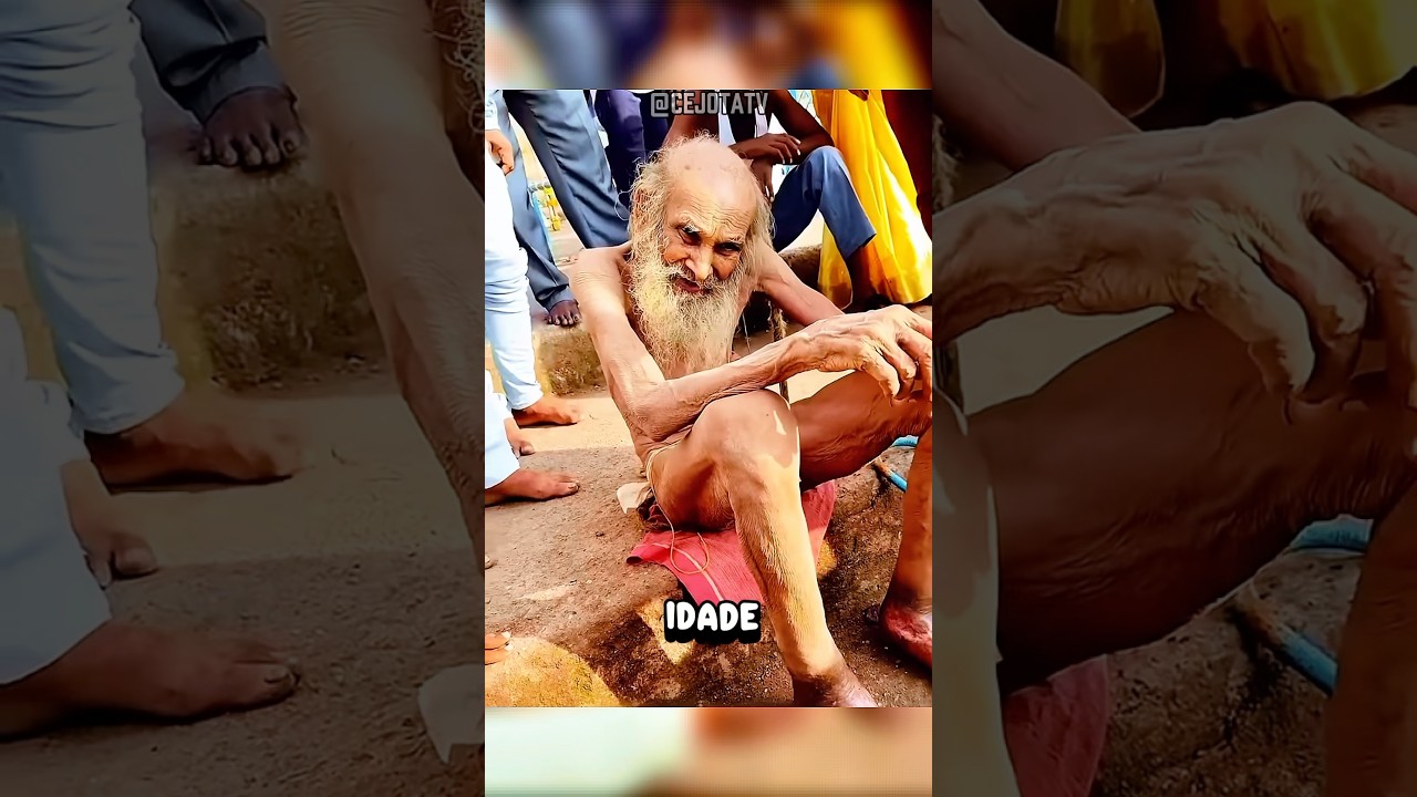 HOMEM DE 188 ANOS É ENCONTRADO VIVO EM CAVERNA NA ÍNDIA