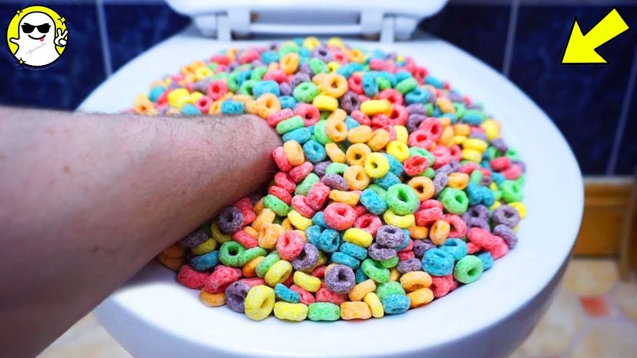 Will it Flush? Lots Of Cereal Making ASMR 🔊