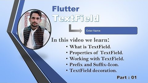 Mastering TextFields and form handling in Flutter part:01.