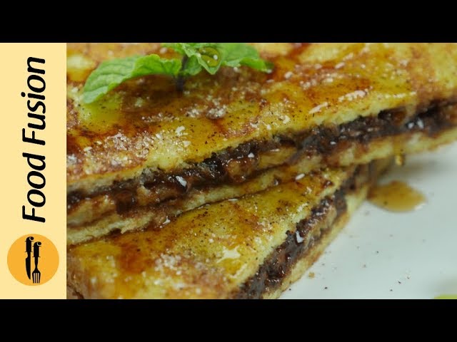 French Toast Rolls & Nutella Stuffed French Toast Breakfast Recipe By Food Fusion