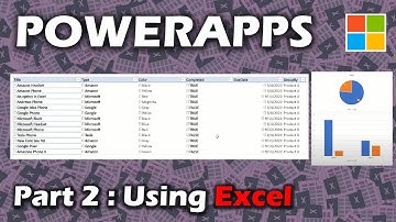 Part 2: Power Apps with Excel Creating Filters, Search, Collections, Charts