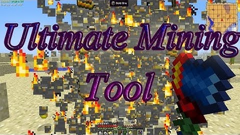 Ultimate Mining Tool in Minecraft Feed The Beast!