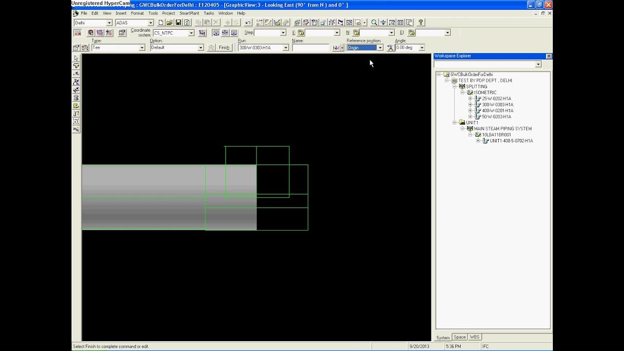 Insert component reference position || SP3D Command || Smartplant3D