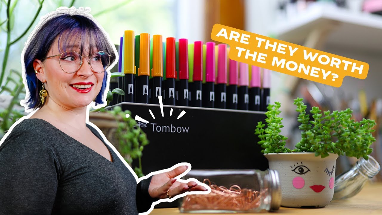 Are Tombow Dual Brush Pens Worth It? An Artist's Honest Opinion YouTube