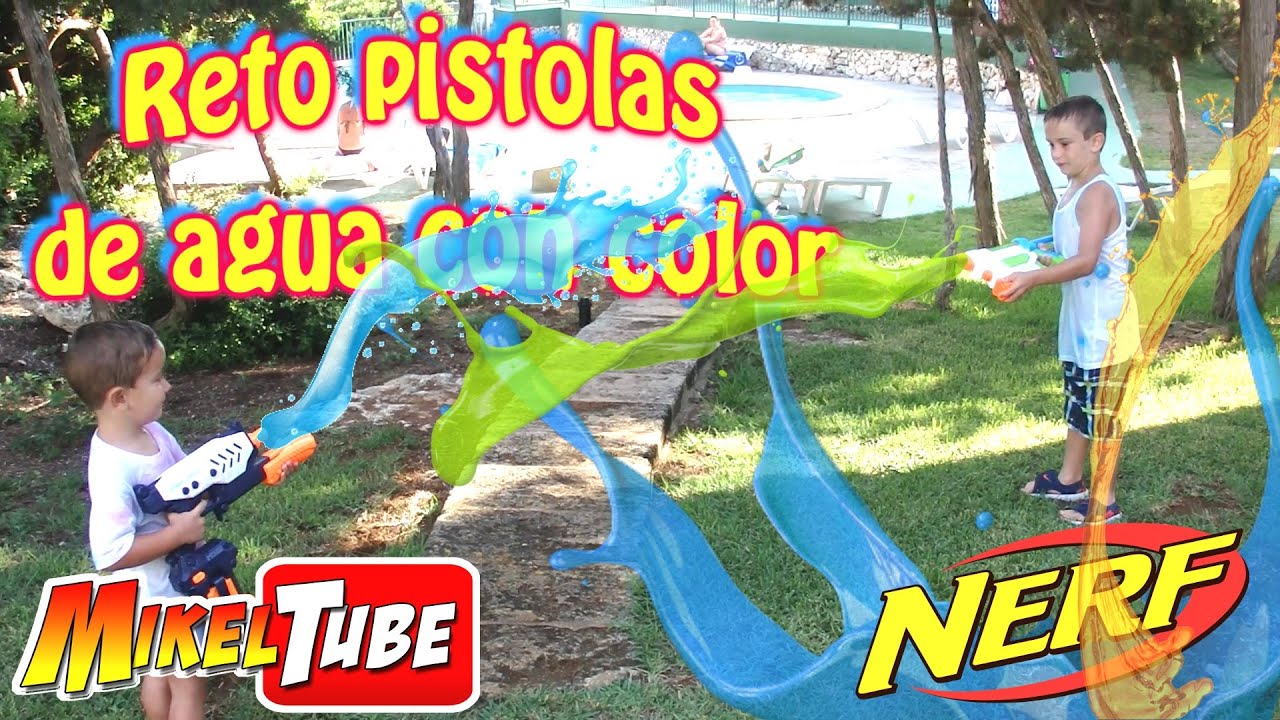 fifa 365 album 2019 Reto pistolas de Agua NERF con color | Color NERF Challenge