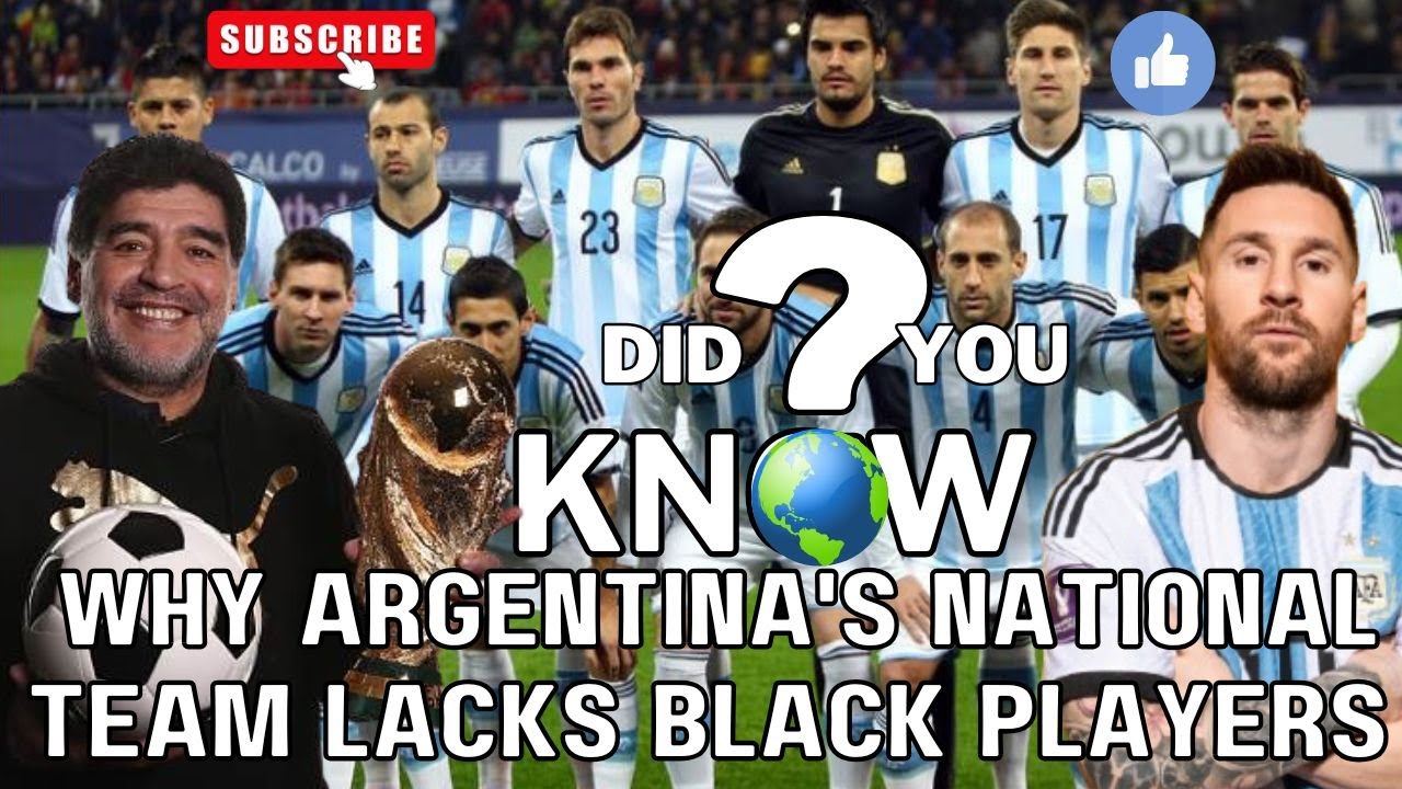 Why Argentina's National Team Lacks Black Players 