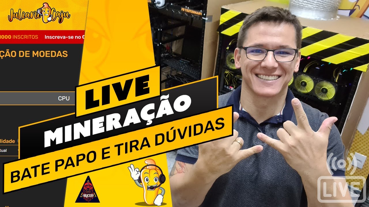 ????️ LIVE! BATE PAPO E TIRA DÚVIDAS - MINERAÇÃO, RENTABILIDADE ATUAL - YouTube