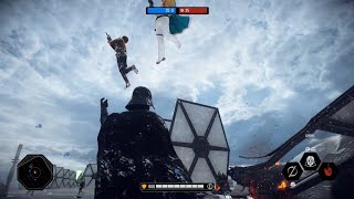 Tryhards desperately attempt Overwhelming Luke - HvV #0071 - STAR WARS Battlefront II