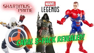 Marvel Legends Cabal 3-Pack Iron Patriot, Dr Doom, and Taskmaster Amazon Exclusive Revealed!
