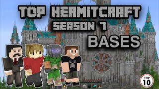 TOP 10 HERMITCRAFT SEASON 7 BASES | LATEST UPDATE | HERMITCRAFT SEASON 7 |