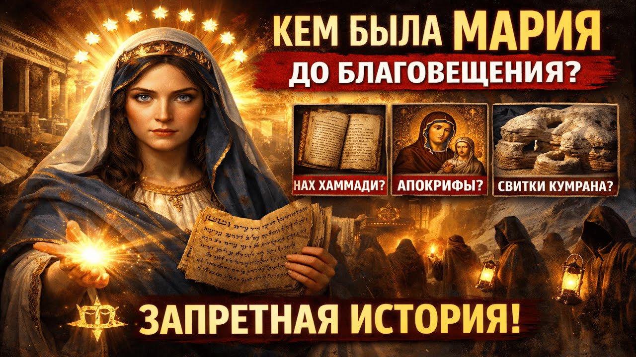 Тайна Марии: кем была Мать Иисуса ДО Благовещения? Апокрифы, Наг-Хаммади и свитки Кумрана