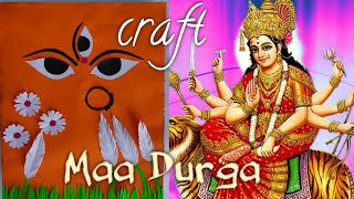 Durga Puja craft ideas || mama's maa durga wall hanging || Navaratri decoration || mama's crafts || screenshot 2