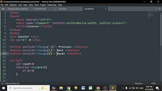Number Counter Using HTML and JavaScript #nitin_sir #sdi