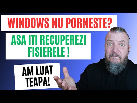 WINDOWS Nu Porneste ? Asa Iti RECUPEREZI Fisierele ! Ce TEAPA Am Luat