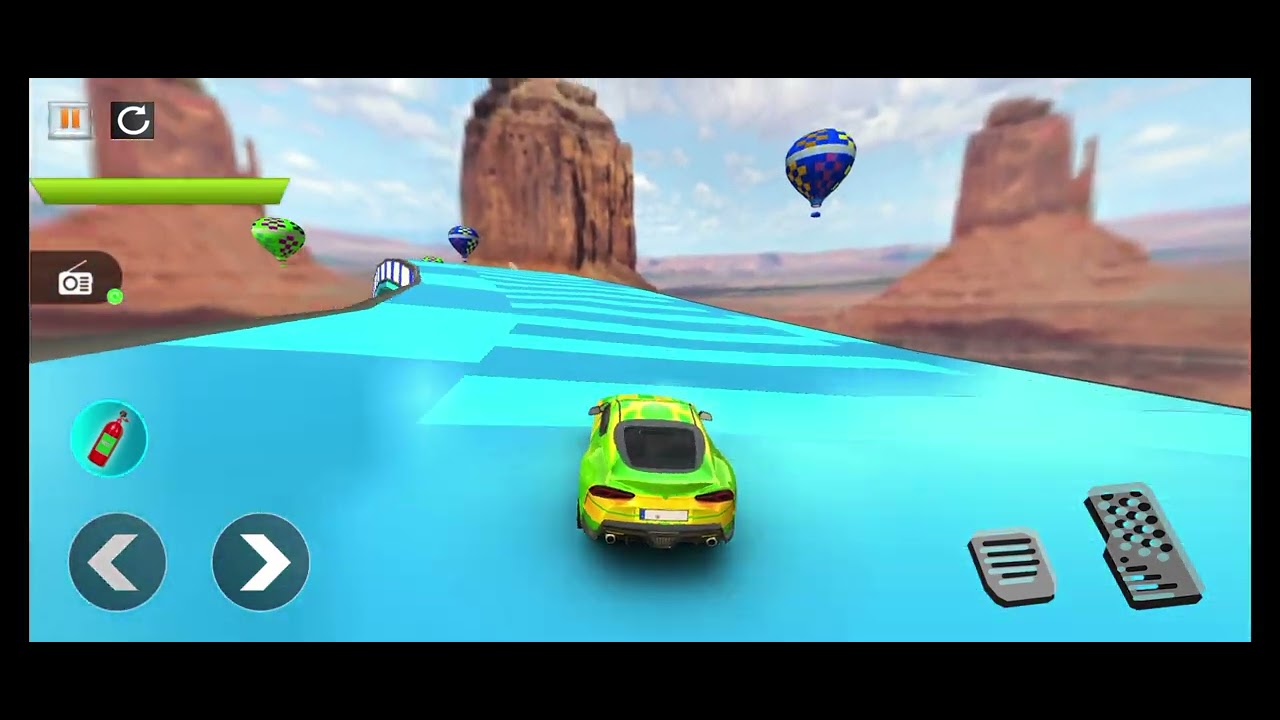 Mega ramp car stunt level 14