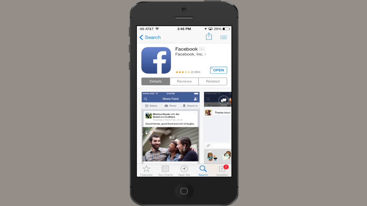 How to Download Facebook on the iPhone 4S : iPhones & Apps ...