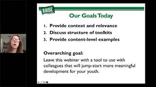 A Framework for Youth Development and Youth Leadership
