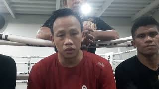 Daud Yordan latihan di Bali jelang laga lawan petinju Australia, George Kambosos Jr