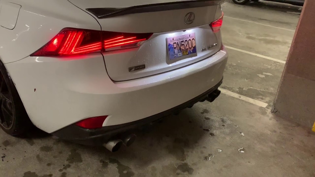 2017  Lexus IS 350 PPE header + ARK exhaust