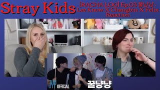 Stray Kids: [RACHA LOG] Ep.03 꿀냥냥 : Lee Know X Changbin X Felix - Reaction