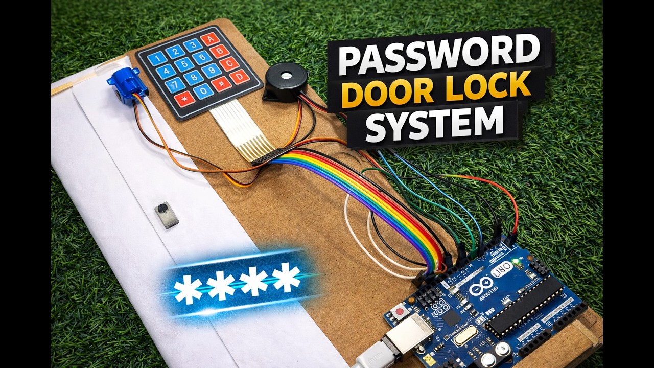 Password Protected Door Lock System using Arduino 🔐 | Keypad + Servo ...