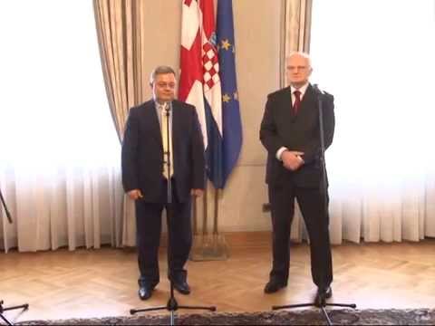 დავით უსუფაშვილისა და ხორვატიის პარლამენტის თავმჯდომარის, იოსიპ ლეკოს ერთობლივი ბრიფინგი