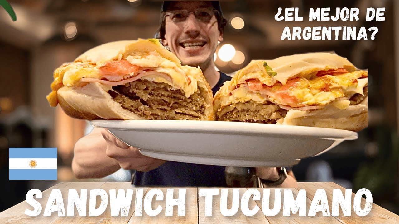 SANDWICH de MILANESA tucumano super GIGANTE | ¿Lo terminarias?