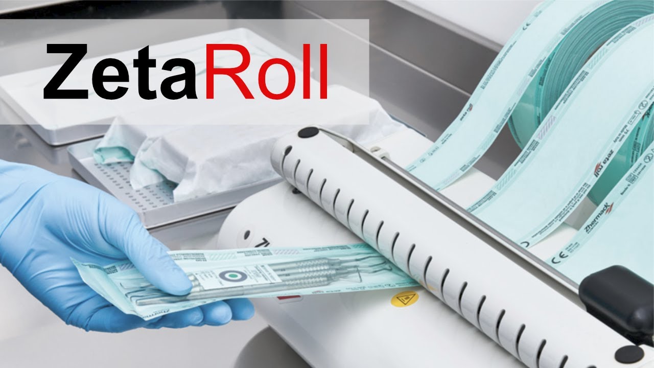 Zhermack ZetaRoll Dental Sterilization Pouches