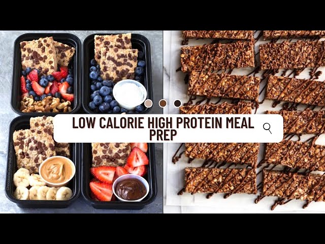 Low Calorie High Protein Breakfast Meal Prep- Low Calorie Meal Prep- Low  Calorie Meals - Youtube
