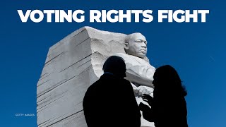 Democrats focus on voting rights on MLK Day