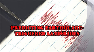 New Model Of Predicting Landslides Caused By Earthquakes