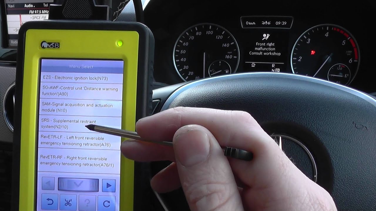 SRS airbag system warning light SRS airbag system warning light