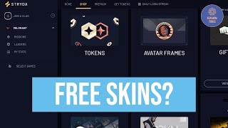 Free skins in valorant?  (Reviewing Stryda.gg)