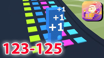 NEW GAME - Stack Colors - Level 123-125 - New Update Gameplay Walkthrough - All Level (iOS,Android)
