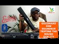 GOODMANS 30W SOUNDBAR TESTING THE SOUND QUALITY