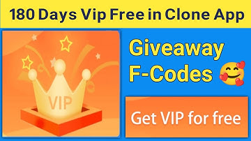 How To Get 180 Days Vip in Clone App 2022 | Giveaway F Codes