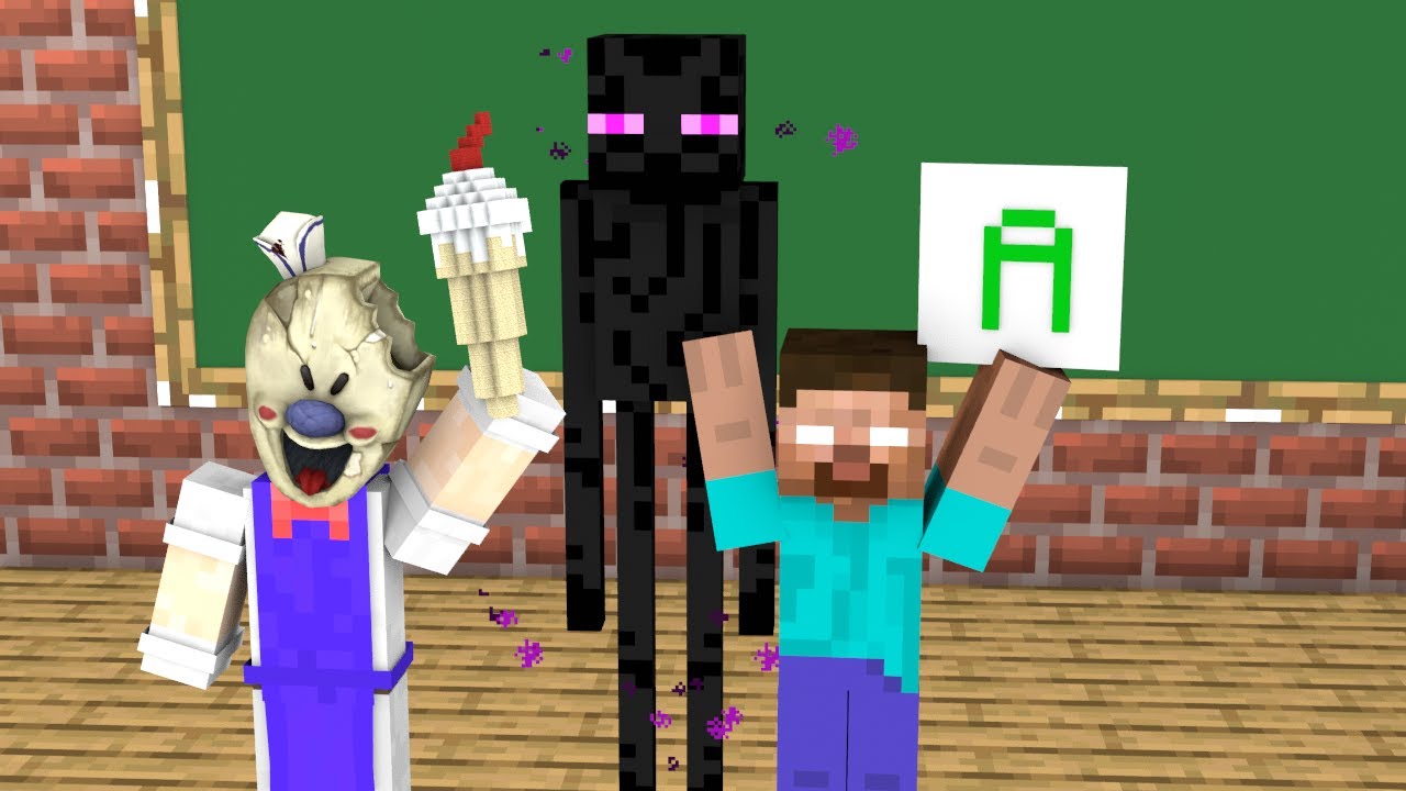 Terrifying ice-cream seller's (Minecraft Animation)